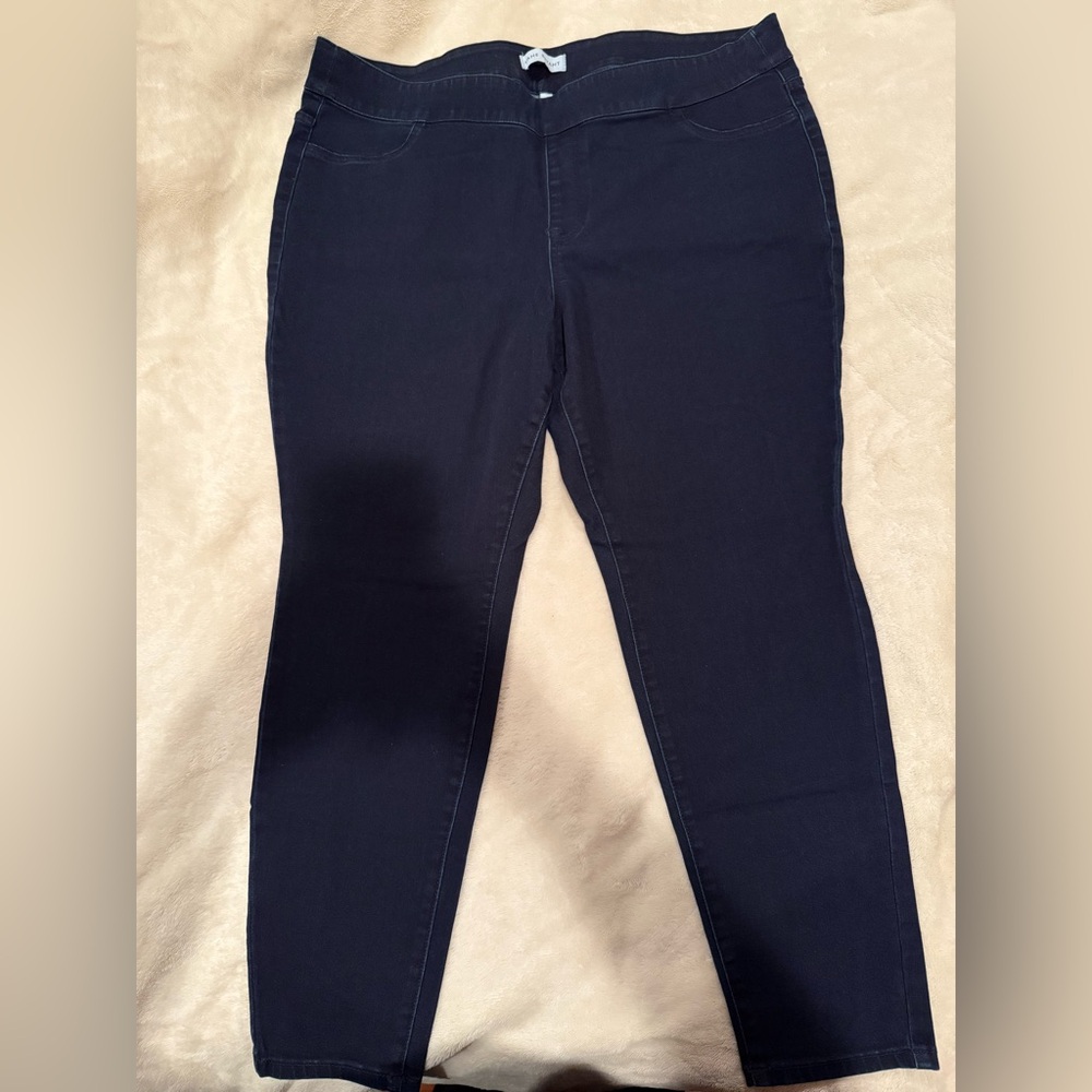 Lane Bryant Navy Denim Pants
